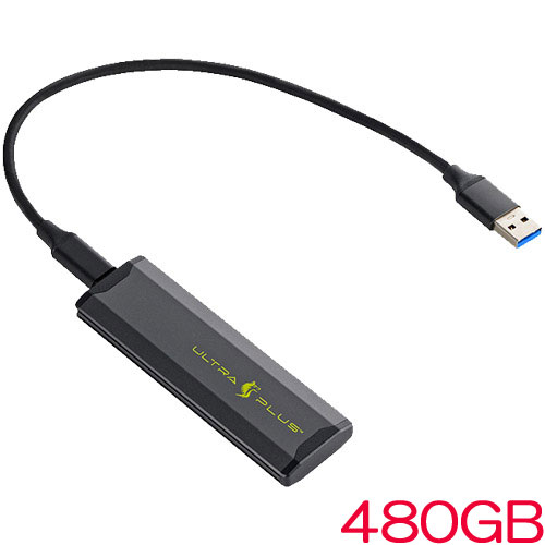 プリンストンテクノロジー PHD-GSU PHD-GS480GU [ULTRA PLUS USB3.1 Gen2 ゲーミングSSD 480GB]