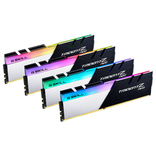 G.SKILL F4-3000C16Q-64GTZN [Trident Z Neo 64GB (16GBx4) DDR4 3000MHz (PC4-24000) CL16 1.35V]