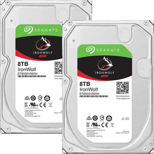 SEAGATE IRONWOLF 8TB×8台　ハードディスク