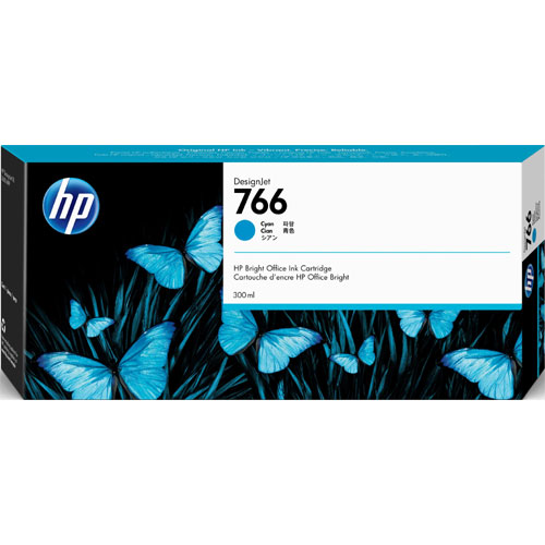 HP P2V89A [HP 766 インクカートリッジ シアン 300ml]