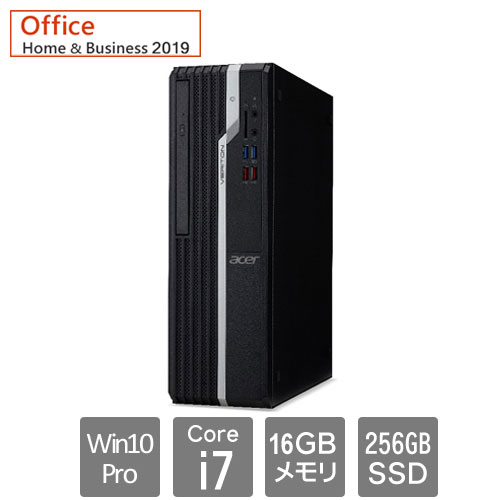 エイサー Veriton X [VX2660G-F78UAB9 (Core i7-8700 16GB SSD256GB Win10Pro64 H&B2019)]