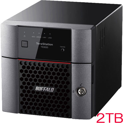 バッファロー TS3220DN0202 [TS3020DNシリーズ 2ベイデスクトップNAS 2TB]