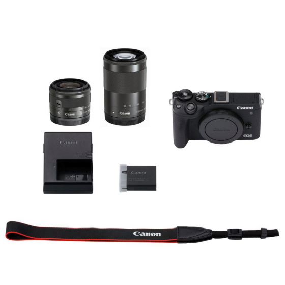 EOS M6 Mark II (ブラック) ダブルズームキット_画像2
