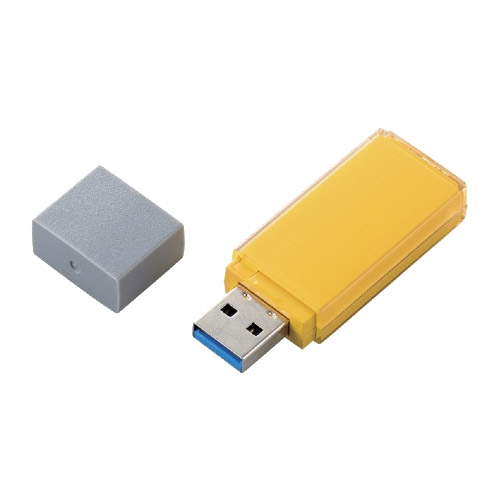エレコム MF-MAU3016GYL [USBメモリー/USB3.2(Gen1)/maquilla/16GB/イエロー]