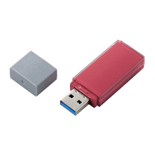 エレコム MF-MAU3064GRD [USBメモリー/USB3.2(Gen1)/maquilla/64GB/レッド]