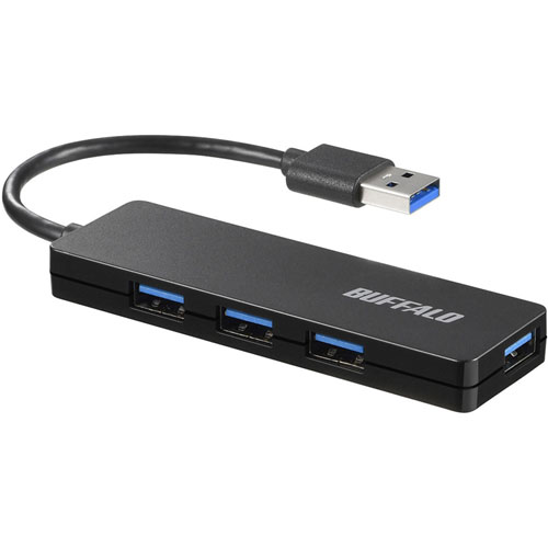 バッファロー（サプライ） BSH4U120U3BK [USB3.0 4ポートバスパワーハブ ブラック]