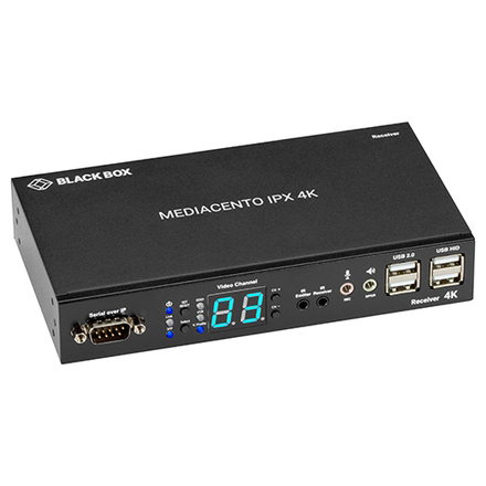 ブラックボックス・ネットワークサービス VX-HDMI-4KIP-RX [MediaCento レシーバー HDMI USB オーディオ]