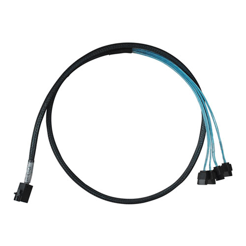 HighPoint 8643-4SATA-1M [1.0m SFF-8643 to 4x SATA Cable]