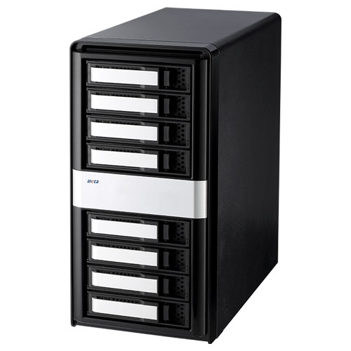 ARECA ARC-4038ML(BLACK) [8-Bay SAS/SATA Disk Box]