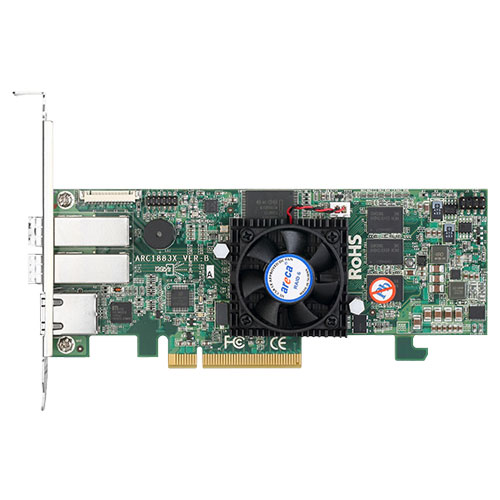 ARECA ARC-1883x [12Gb/s SAS/SATA RAID Adapters 外部 8ポート (2 x SFF-8644) 2GB Cache PCIe 3.0 x8]