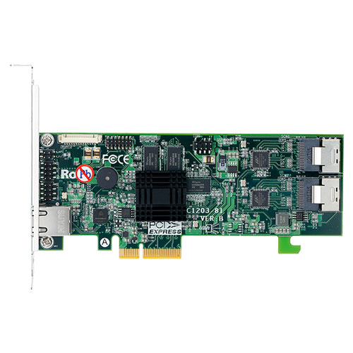 ARECA ARC-1203-8I [6Gb/s SATA RAID Adapters 内部 8ポート (2 x SFF-8087) 512MB Cache PCIe 2.0 x4]