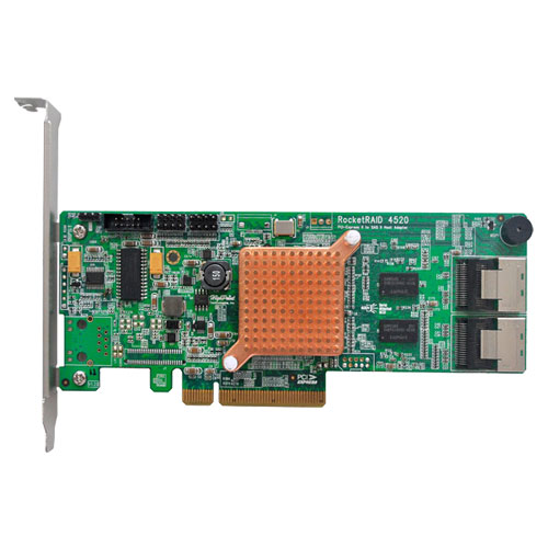 HighPoint RR4520SGL [RocketRAID 4520SGL SAS 6Gb/s 内部 8ポート (SFF-8087) PCIe 3.0]