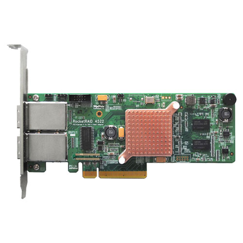 HighPoint RR4522SGL [RocketRAID 4522SGL SAS 6Gb/s 外部 8ポート (SFF-8088) PCIe 3.0]