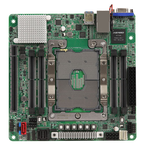 ASRock Rack EPC621D4I-2M [マザーボード Intel C621/LGA3647/DDR4(4 SO-DIMM)/2xGLAN/ASPEED AST2500/Mini ITX]