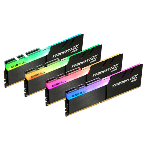 G.SKILL F4-4000C18Q-32GTZRB [Trident Z RGB 32GB (8GBx4) DDR4 4000MHz (PC4-32000) CL18-22-22-42 1.35V]