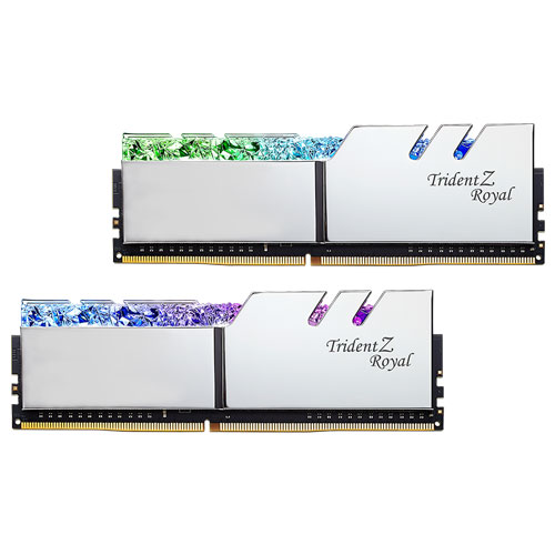 G.SKILL F4-4000C18D-16GTRS [Trident Z Royal 16GB (8GBx2) DDR4 4000MHz(PC4-32000) CL18-22-22-42 1.35V Silver]