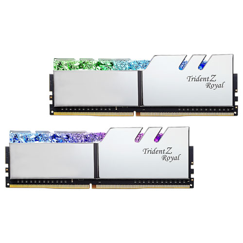 G.SKILL F4-3600C16D-16GTRSC [Trident Z Royal 16GB(8GBx2) DDR4 3600MHz(PC4-28800) CL16-19-19-39 1.35V Silver]