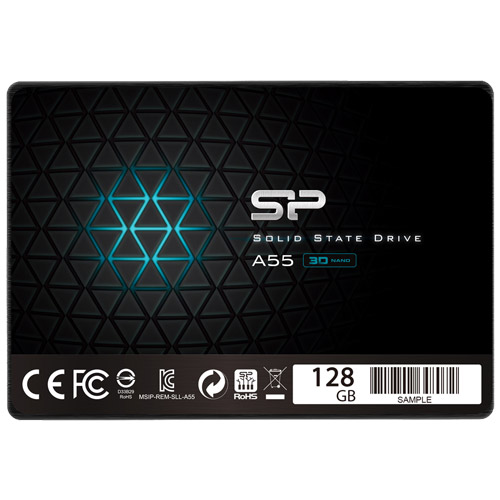 シリコンパワー SSD A55 SPJ128GBSS3A55B [【SSD】SATA3 2.5インチ 7mm 128GB]