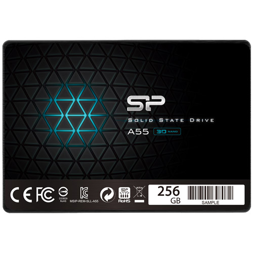 シリコンパワー SSD A55 SPJ256GBSS3A55B [【SSD】SATA3 2.5インチ 7mm 256GB]