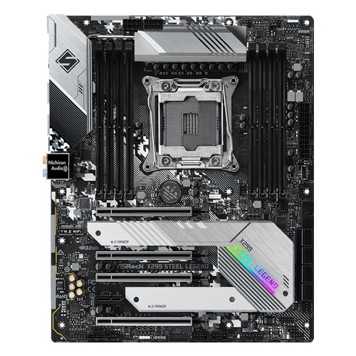 ASRock X299 Steel Legend [マザーボード Intel X299/LGA2066/DDR4/USB 3.2 Type-C/ATX/Thunderbolt AIC 対応]