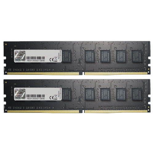 G.SKILL F4-2400C17D-16GNT [Value 16GB (8GBx2) DDR4 2400Mhz (PC4-19200) CL17-17-17-39 1.20V]