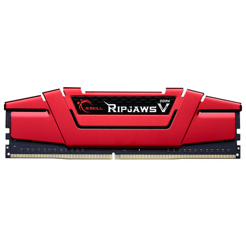 G.SKILL F4-2800C17S-8GVR [Ripjaws V 8GB (8GBx1) DDR4 2800Mhz (PC4-22400) CL17-17-17-37 1.20V Red]