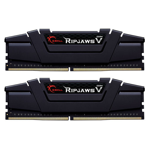 G.SKILL F4-3200C16D-8GVKB [Ripjaws V 8GB (4GBx2) DDR4 3200Mhz (PC4-25600) CL16-18-18-38 1.35V Black]