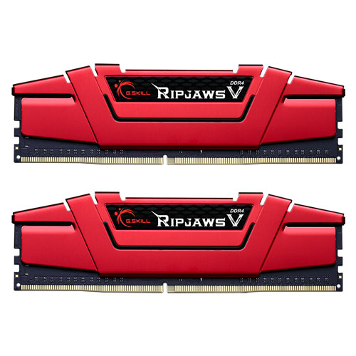 G.SKILL F4-2133C15D-32GVR [Ripjaws V 32GB (16GBx2) DDR4 2133Mhz (PC4-17000) CL15-15-15-36 1.20V Red]