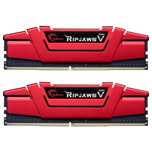 G.SKILL F4-2133C15D-16GVR [Ripjaws V 16GB (8GBx2) DDR4 2133Mhz (PC4-17000) CL15-15-15-35 1.20V Red]