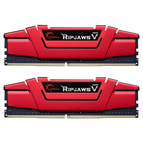 G.SKILL F4-2133C15D-8GVR [Ripjaws V 8GB (4GBx2) DDR4 2133Mhz (PC4-17000) CL15-15-15-35 1.20V Red]