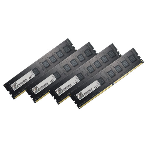 G.SKILL F4-2133C15Q-32GNT [Value 32GB (8GBx4) DDR4 2133Mhz (PC4-17000) CL15-15-15-35 1.20V]