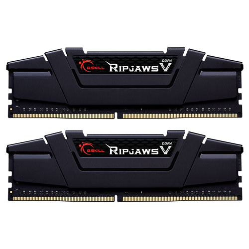 G.SKILL F4-3200C16D-64GVK [Ripjaws V 64GB (32GBx2) DDR4 3200Mhz (PC4-25600) CL16-18-18-38 1.35V Black]