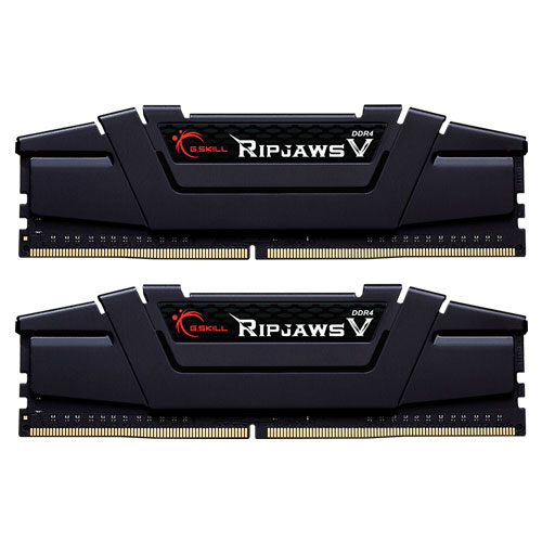 G.SKILL F4-4000C18D-16GVK [Ripjaws V 16GB (8GBx2) DDR4 4000Mhz (PC4-32000) CL18-22-22-42 1.35V Black]