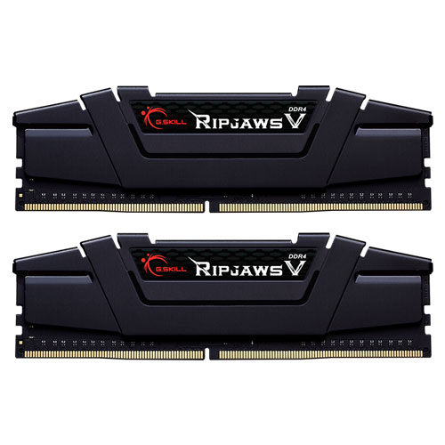 G.SKILL F4-3600C18D-32GVK [Ripjaws V 32GB (16GBx2) DDR4 3600Mhz (PC4-28800) CL18-22-22-42 1.35V Black]