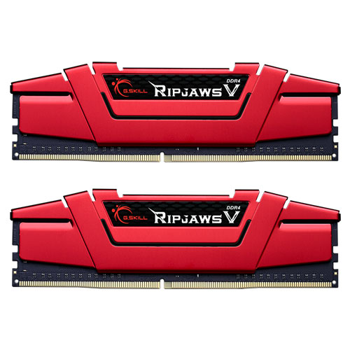 G.SKILL F4-3600C19D-32GVRB [Ripjaws V 32GB (16GBx2) DDR4 3600Mhz (PC4-28800) CL19-20-20-40 1.35V Red]