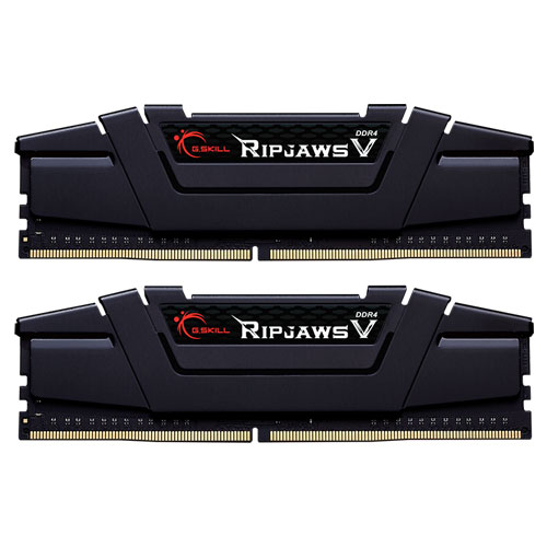 G.SKILL F4-3200C16D-32GVK [Ripjaws V 32GB (16GBx2) DDR4 3200Mhz (PC4-25600) CL16-18-18-38 1.35V Black]