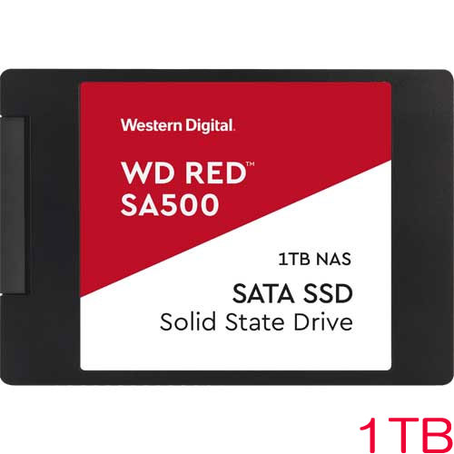 ウエスタンデジタル WDS100T1R0A [WD Red SA500 NAS SATA SSD（1TB 2.5インチ 7mm厚 SATA 6G 600TBW 5年保証）]