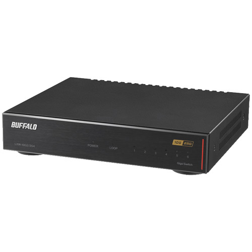 バッファロー LXW-10G2/2G4 [10GbE 2ポート 2.5GbE 4ポート スイッチングHub]