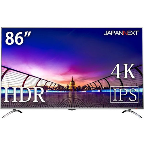 JAPANNEXT JN-IPS8600UHDR-KG [強化ガラス仕様 4K 86インチ液晶ディスプレイ UHD PCモニター]