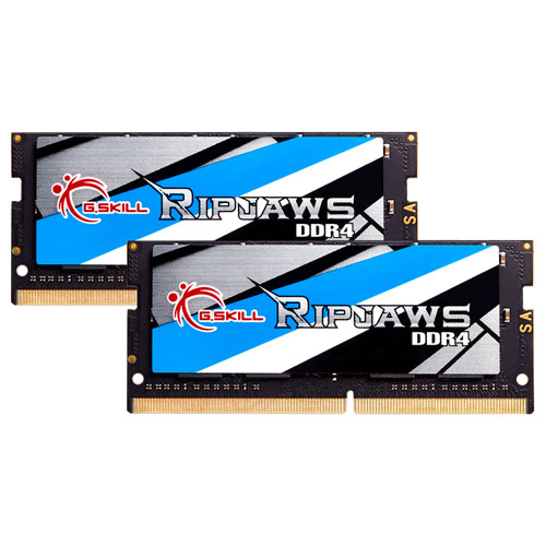 G.SKILL F4-3200C18D-32GRS [Ripjaws SO-DIMM 32GB (16GBx2) DDR4 3200Mhz (PC4-25600) CL18-18-18-43 1.20V]