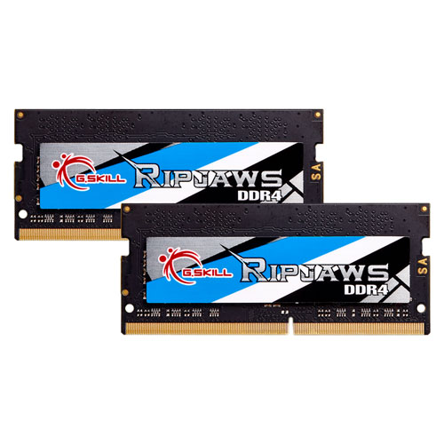 G.SKILL F4-2666C18D-64GRS [Ripjaws SO-DIMM 64GB (32GBx2) DDR4 2666Mhz (PC4-21300) CL18-18-18-43 1.20V]