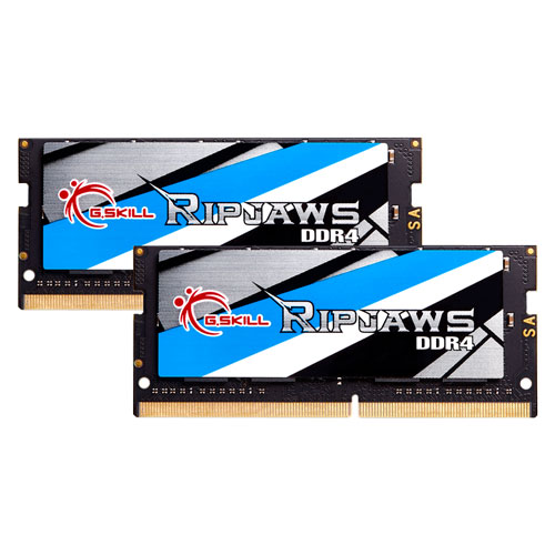 G.SKILL F4-2666C18D-32GRS [Ripjaws SO-DIMM 32GB (16GBx2) DDR4 2666Mhz (PC4-21300) CL18-18-18-43 1.20V]