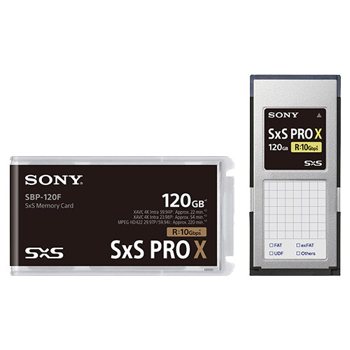 SBP-120F [SxS PRO X メモリーカード 120GB]