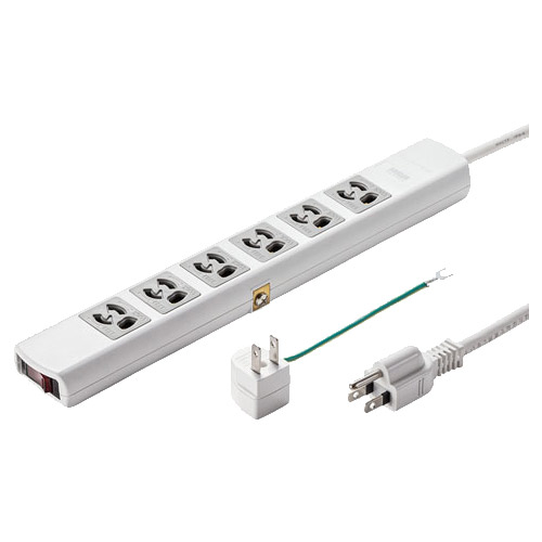 サンワサプライ TAP-36MG-5 [電源タップ(3P・6個口・5m)]