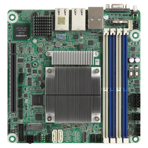 ASRock Rack EPYC3251D4I-2T [マザーボード AMD EPYC 3251 オンボード/DDR4(4 DIMM)/2x10GLAN/ASPEED AST2500/Mini-ITX]