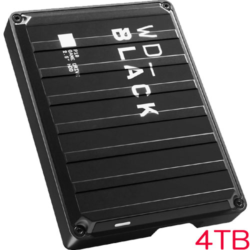 ウエスタンデジタル WD_Black P10 Game Drive WDBA3A0040BBK-JESN [WD_Black P10 ゲームドライブ 4TB JAPAN]