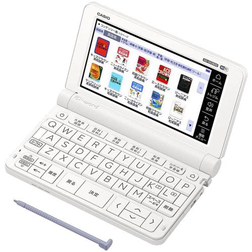 e-TREND｜カシオ EX-word XD-SX3800WE [電子辞書 XD-SX3800(ホワイト  
