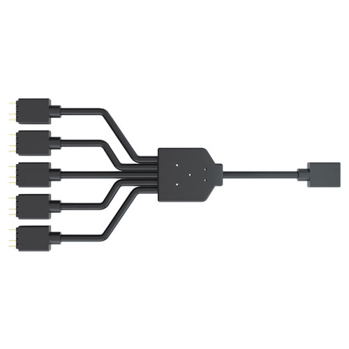 クーラーマスター MFX-AWHN-1NNN5-R1 [Addressable RGB 1-to-5 Splitter Cable]