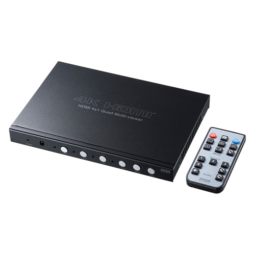 サンワサプライ SW-UHD41MTV [4入力1出力HDMI画面分割切替器(4K対応)]