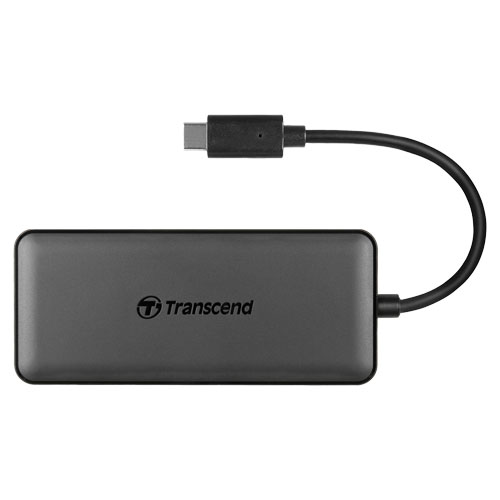 トランセンド TS-HUB5C [USB PD 60W充電対応 USB HUB (USB 3.1 Type-C、USB 3.0 Type-A x2、USB PD 充電、SD/microSD)]